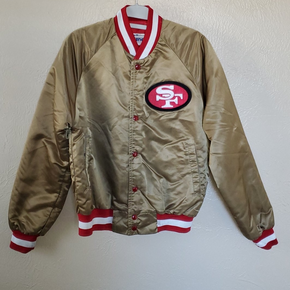 Vintage Chalk Line 49ers Bomber Jacket